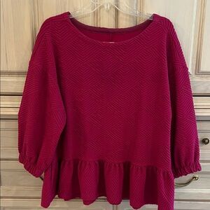 Maeve Textured Blouse